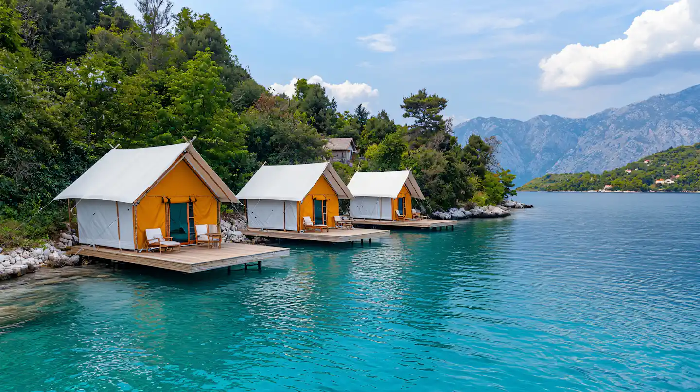 Camping in Montenegro mit Glamping