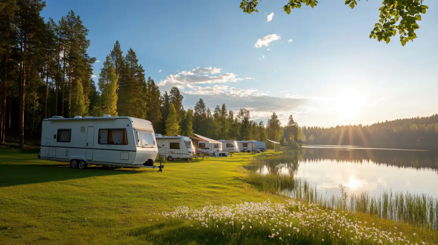 Camping in der Schweiz am Wasser