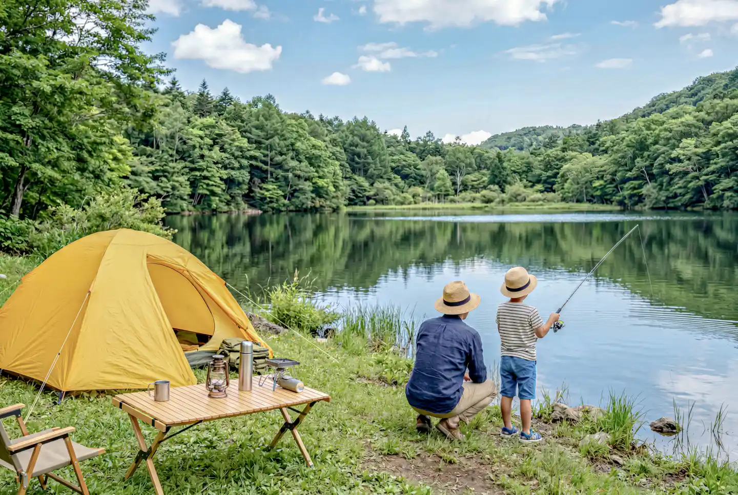 Camping für Angler in Schweiz