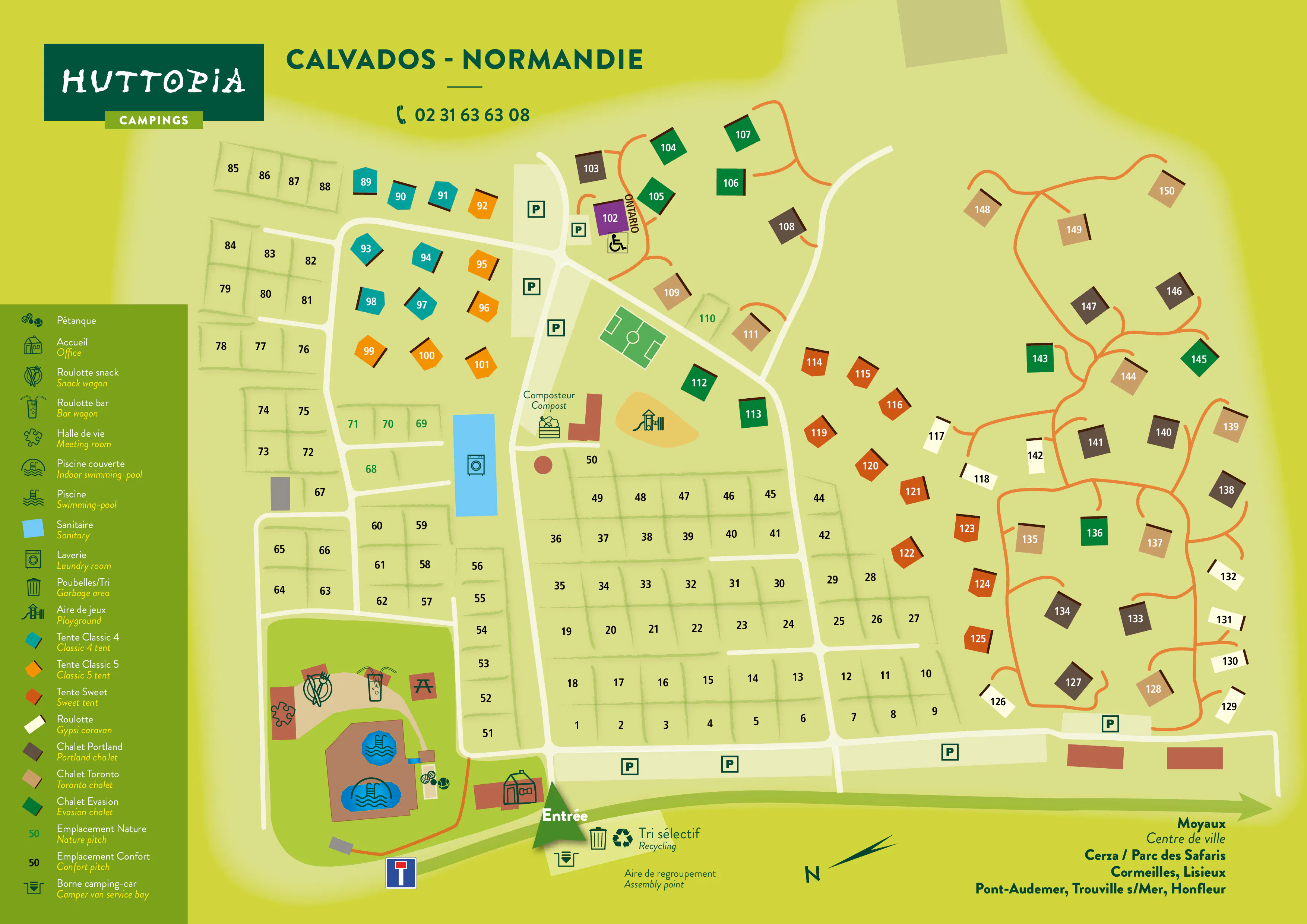 Huttopia Calvados - Normandie | ANWB Camping