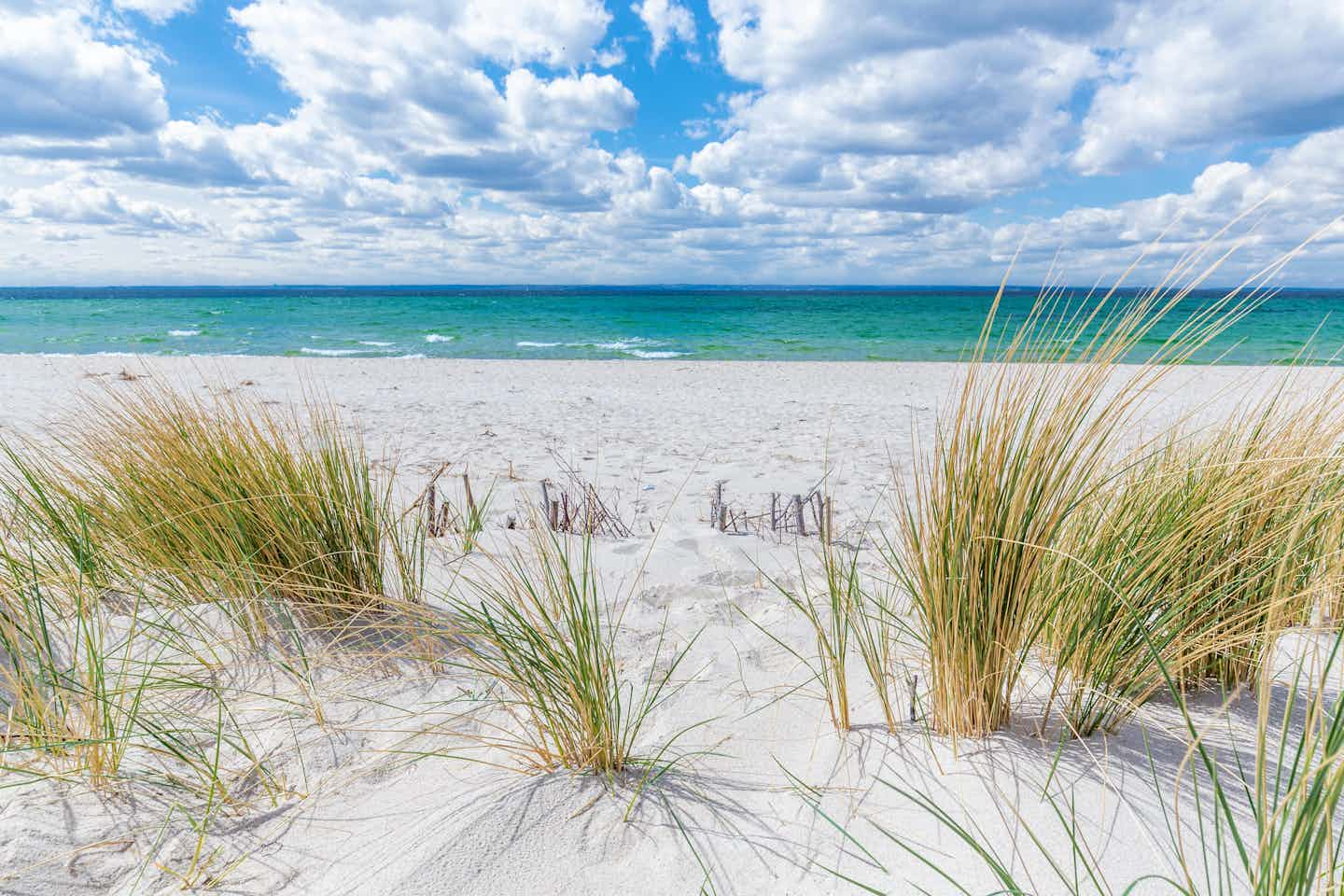 Camping au bord de la mer Baltique en Pologne