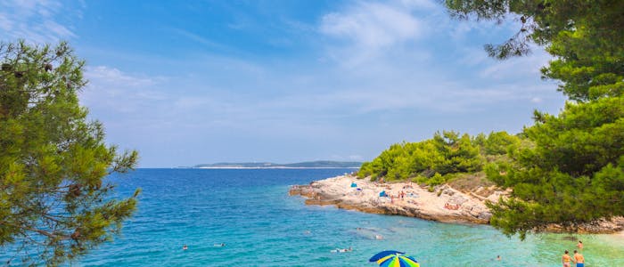 Camping au bord de la mer en Istrie 