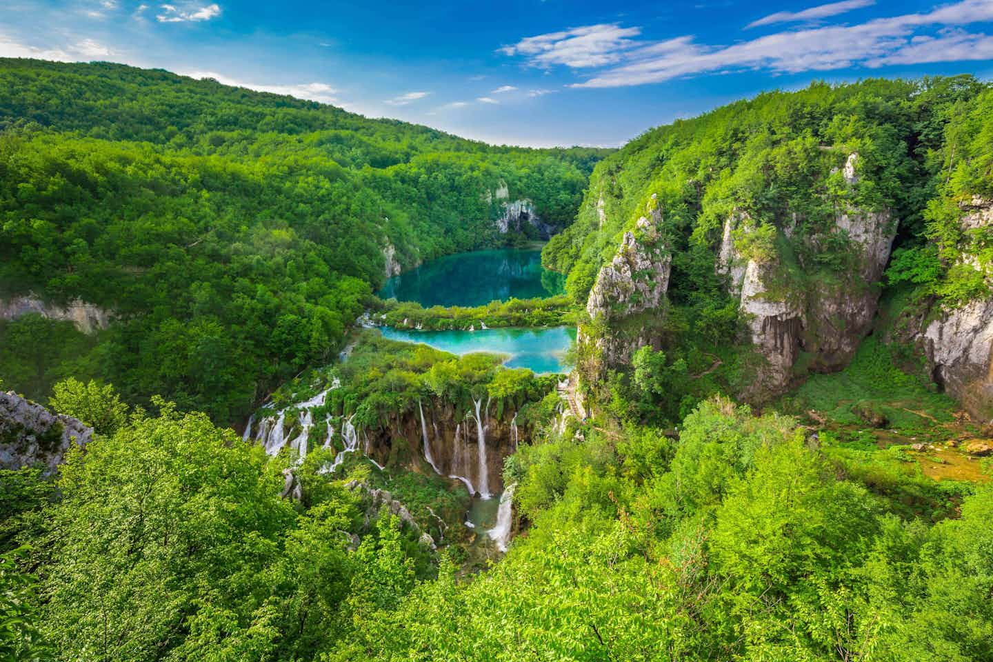 Campings aux lacs de Plitvice