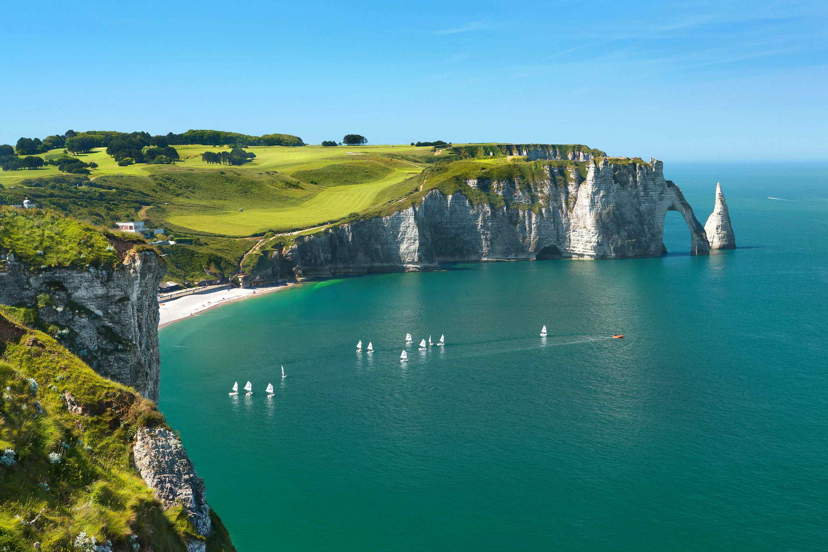Camping in der Normandie