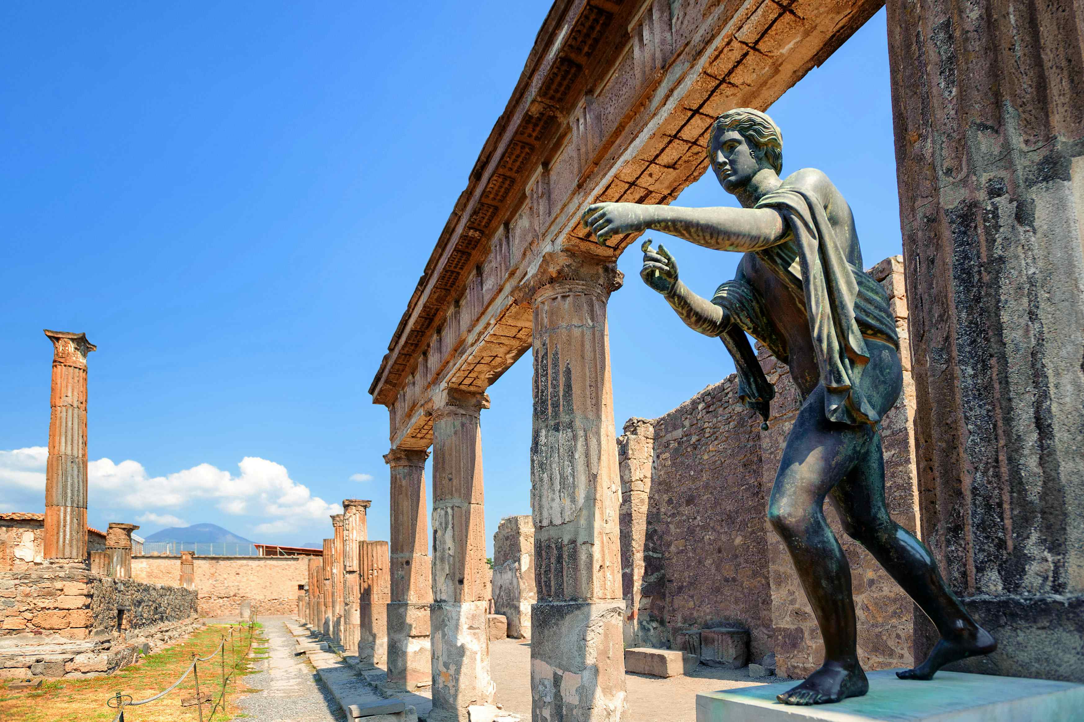 Camping in Pompei
