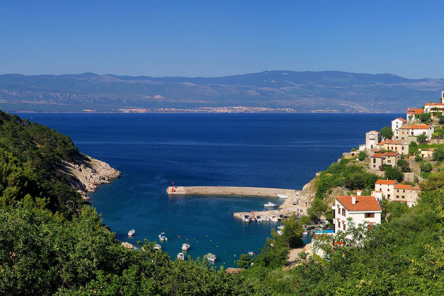 Camping sull'isola di Veglia