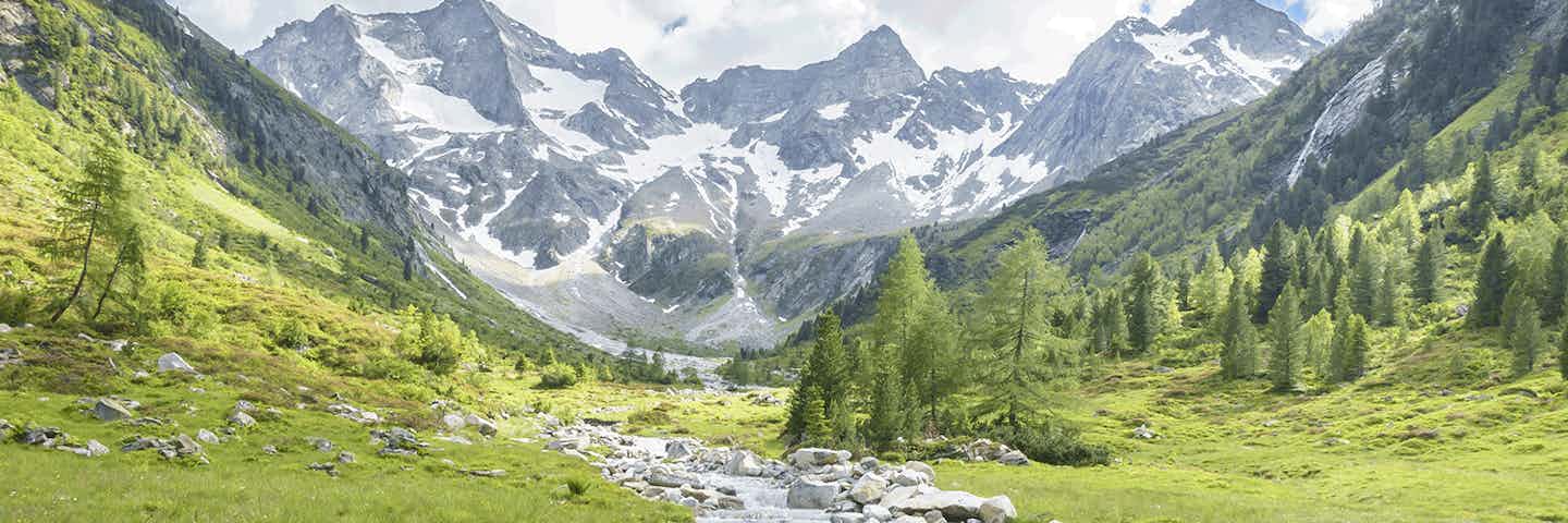 Chalet in den Alpen