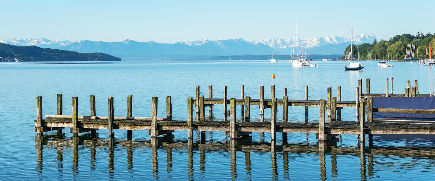 Camping sul lago di Starnberg
