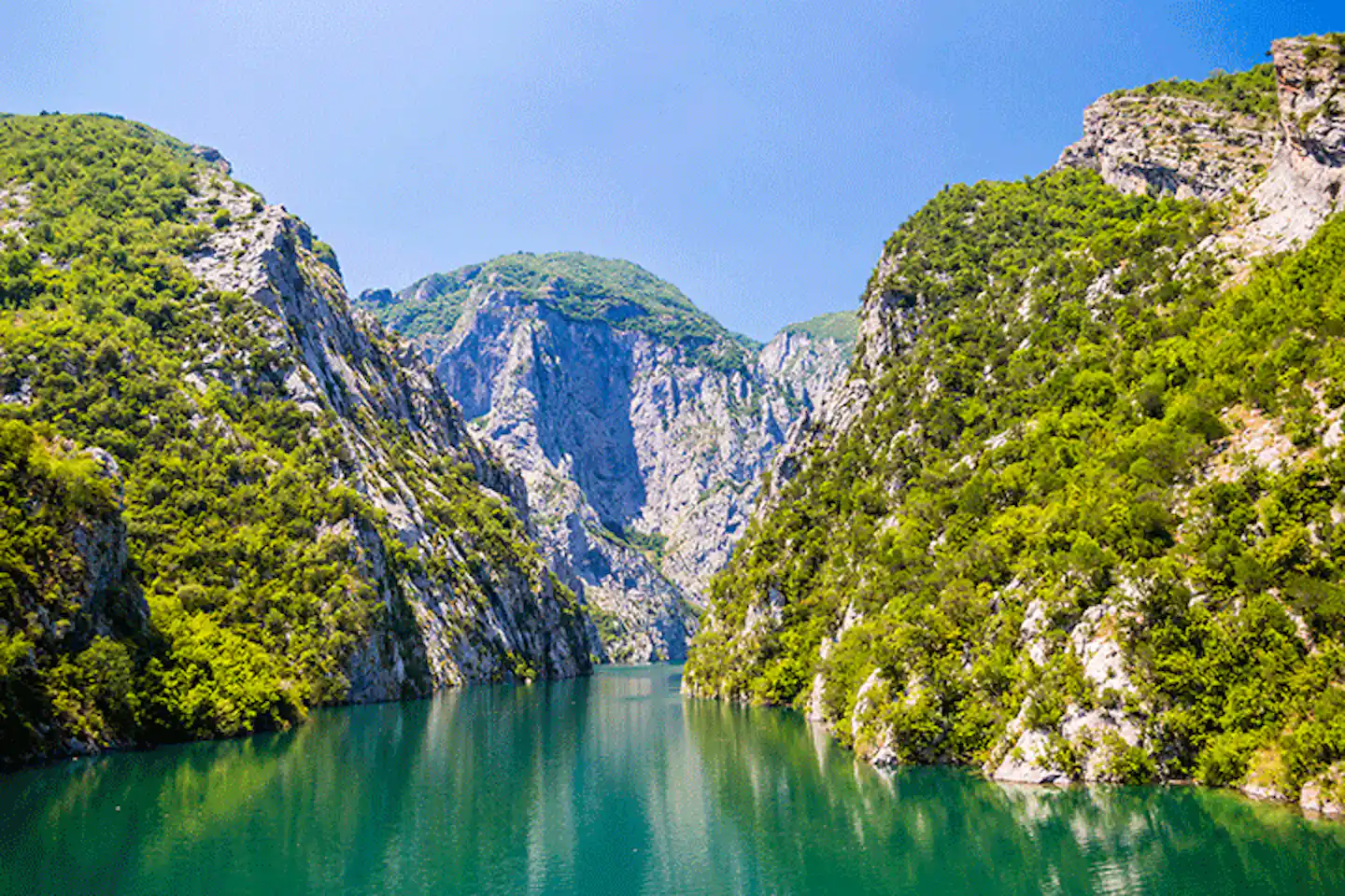 Camping in Albanien am See