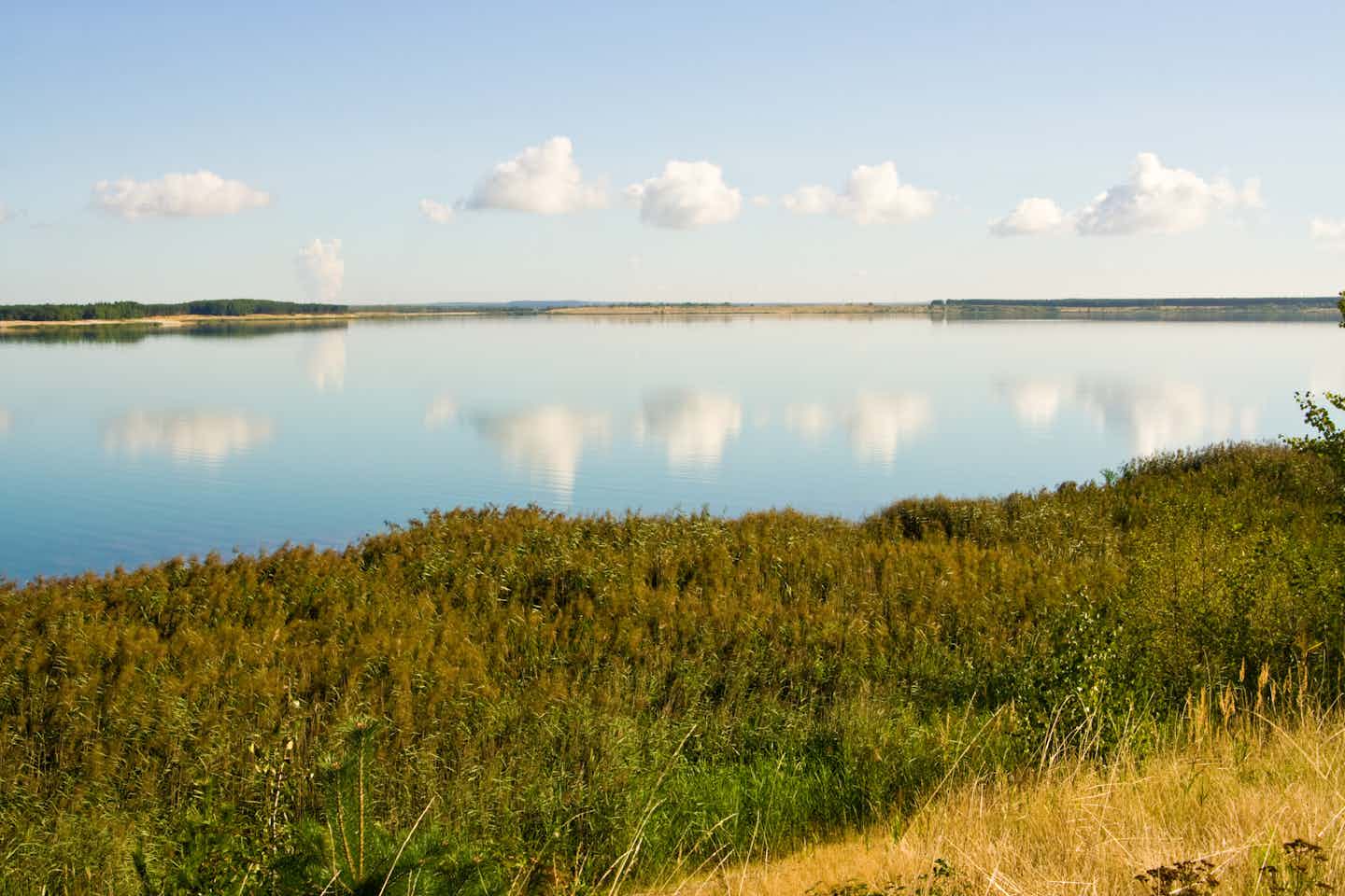 Camping dans la région des lacs de Lusace
