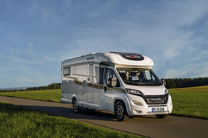 Der Malibu T460 LE auf der Straße.