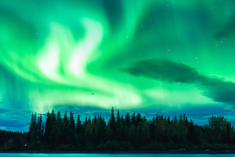 Polarlichter in Schweden