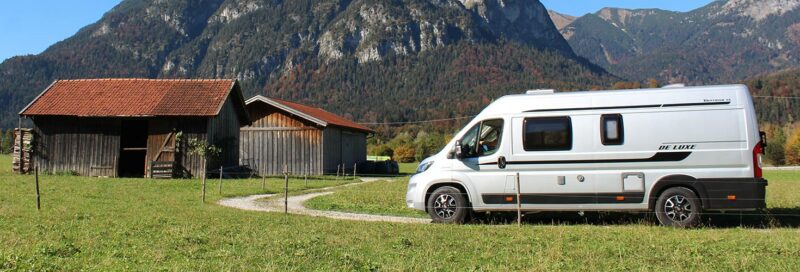 Campervan vpr Alphütte in der Zugspitzregion