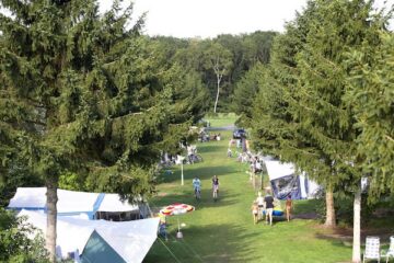Luftaufnahme vom Campingplatz Vakantiepark de Luttenberg.