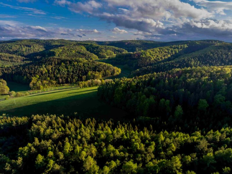 Aussicht über den Thüringer Wald, Schmalkalden