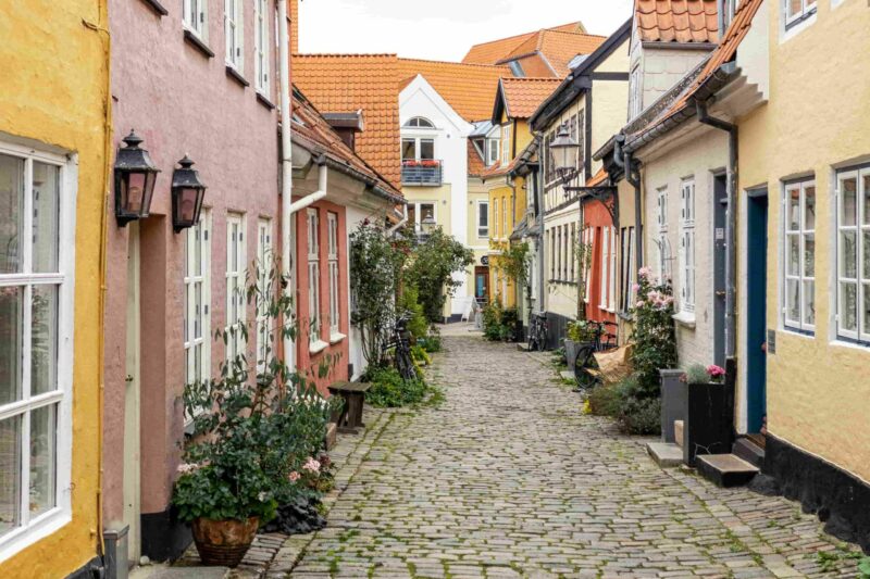 Häuser in der Altstadt von Aalborg