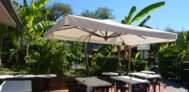 Camping Gianna, Restaurant Terrasse auf dem Campingplatz