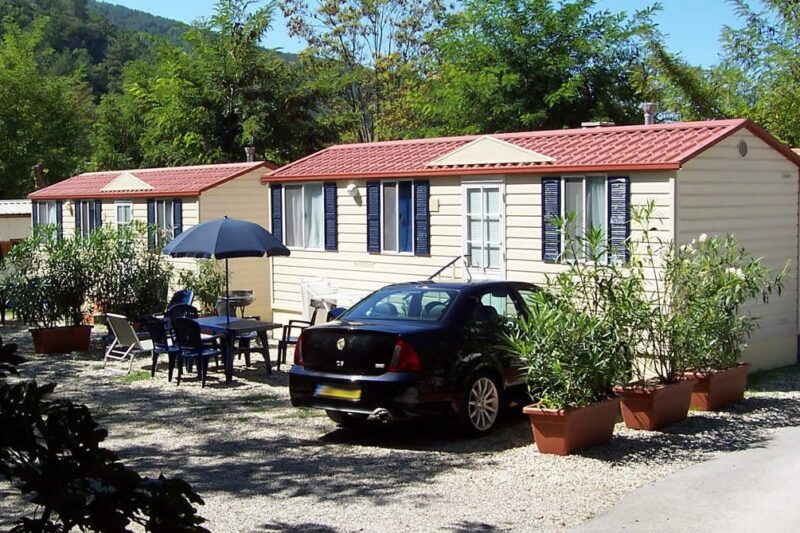 Camping La Sfinge, Campingbungalows auf dem Campingplatz