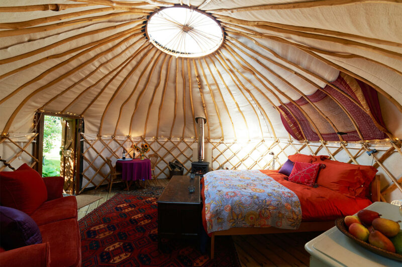Glamping Schlafplatz