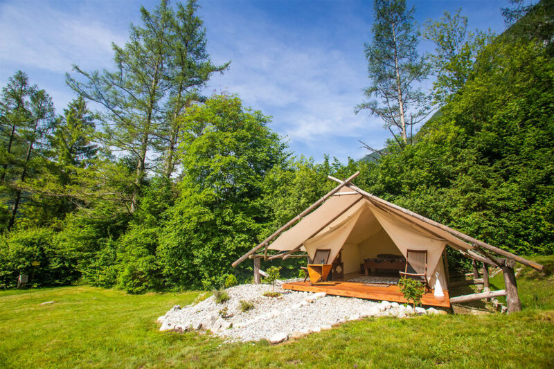 Glampingplatz in der Natur