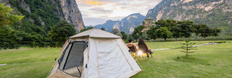 campingplätze mit traumhafter aussicht hoch, höher, am höchsten - berge