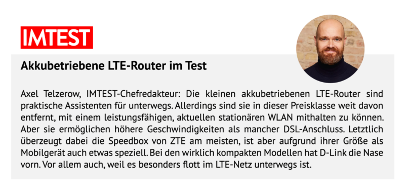 IMTEST Zitat LTE Router
