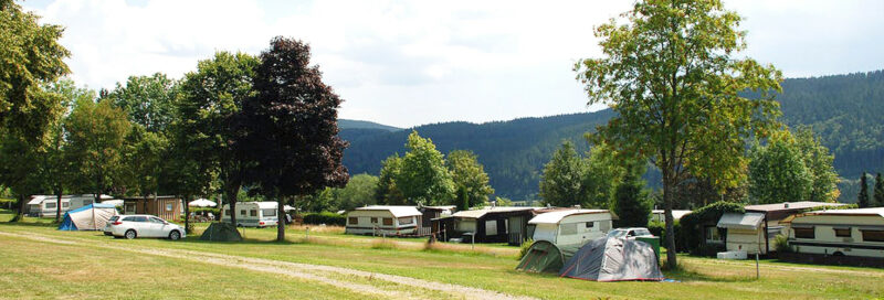 Camping in der Natur auf dem Bühlhof