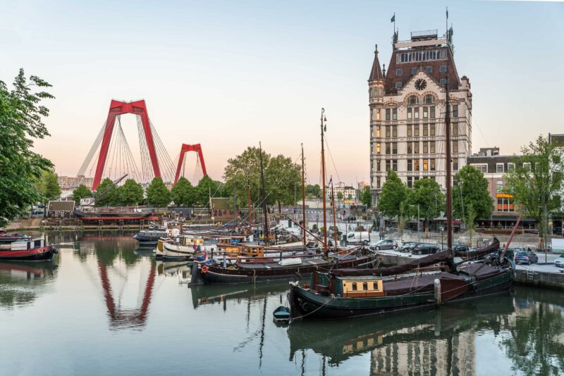 Der alte Hafen von Rotterdam, Holland