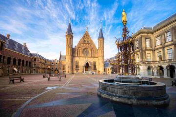 Binnenhof-Palast, Ort des niederländischen Parlaments in Den Haag, Niederlande