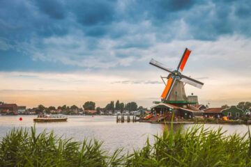 De Zaanse Schans in Zaandam, nördlich von Amsterdam