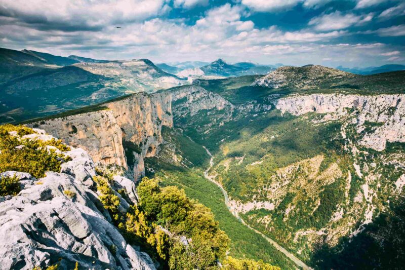 Schöne Landschaft der Gorges du Verdon in Frankreich