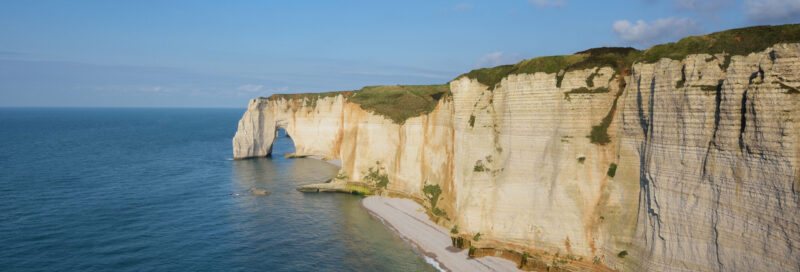 Die Küste in der Normandie