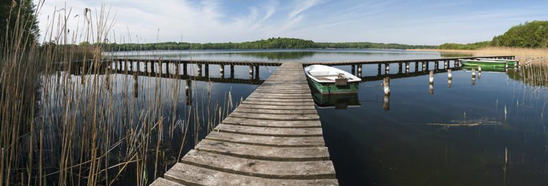 Am Schaalsee in Norddeutschland kommen Camper auf ihre Kosten