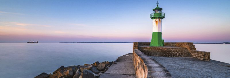 Sassnitz auf der Insel Rügen ist der perfekte Ort