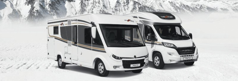 Camping mit dem Wohnmobil im Winter