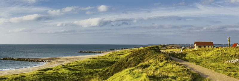 Küstenlandschaft bei Ferring Dänmark