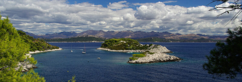 Die Insel Mljet in Kroatien