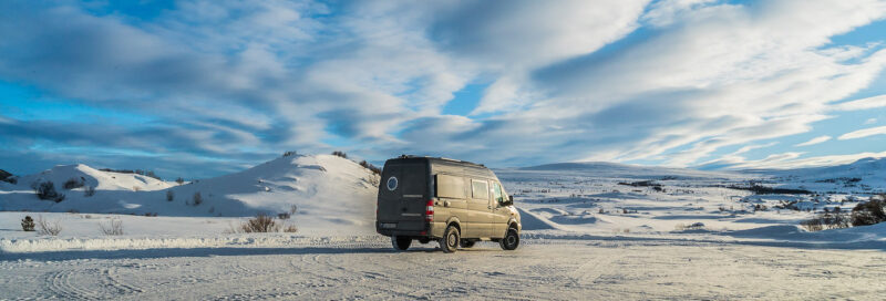 Ein Traum: Mit dem Wohnmobil im Winter durch Skandinavien.