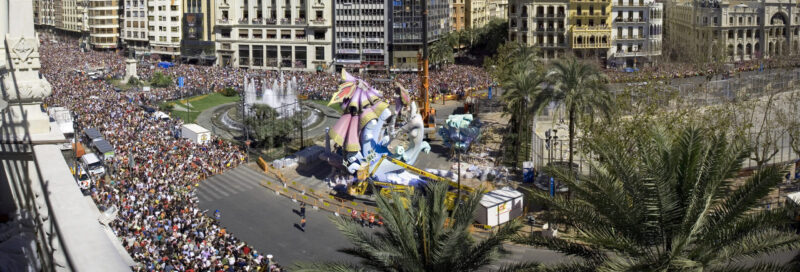 Die Fallas Festivitäten in Valencia