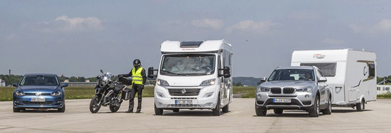 Der ADAC hat verschiedene Fahrzeuge hinsichtlich Bremsweg getestet.