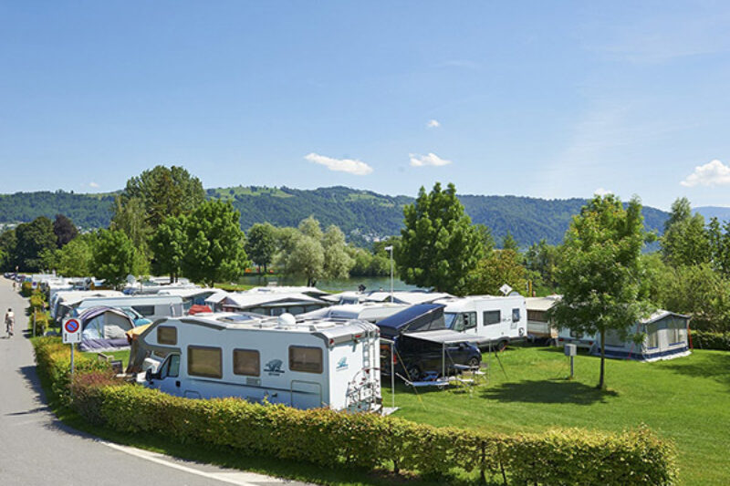 TCS Camping Zugersee Wohnwagenstellplatz