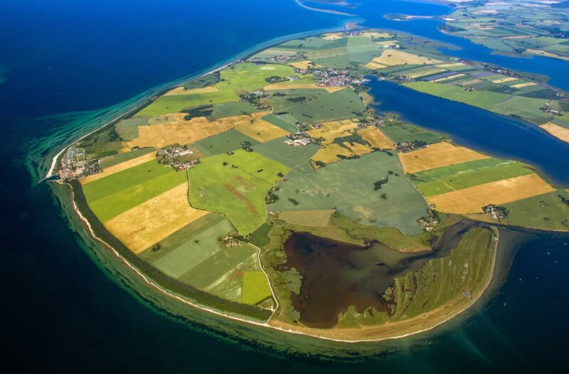 Insel Poel aus der Vogelperspektive