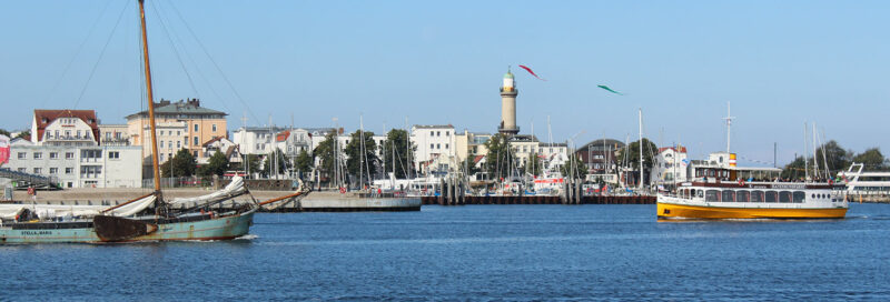 Der Hafen von Warnemünde