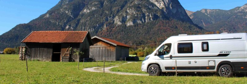 Campervan vpr Alphütte in der Zugspitzregion