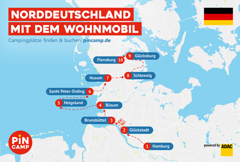 Von Hamburg nach Glücksburg auf einer Traumroute