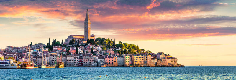 Sonnenaufgang vor Rovinj