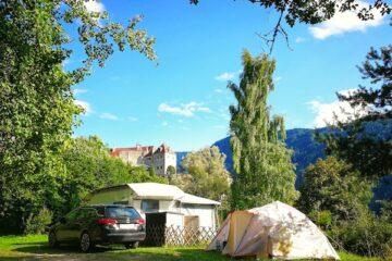 Ruhiger Standplatz bei Camping Rothenfels