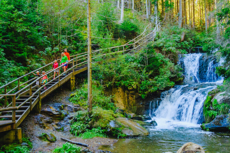 Wandern in der Graggerschlucht