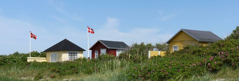 Strandhütten an der Dänischen Südsee