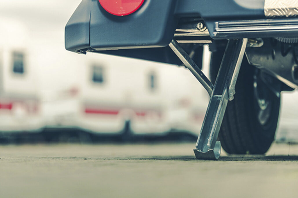 Wohnwagen ausrichten und abstützen So geht